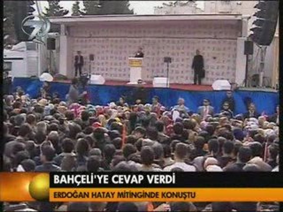 Erdoğan'ın Hatay ve Adana Mitingi 2009