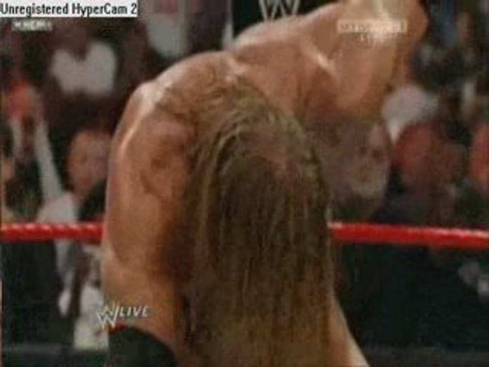 Raw 23 03 09 Randy DDT Stephanie,Kiss her and destroy HHH