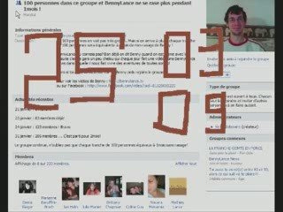 BennyLance News 25/03/09 -Défi de la barbe