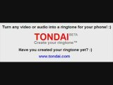 Convert any Audio or Video into a Ringtone for your Phone