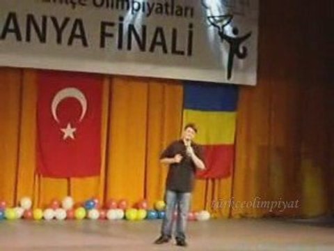 5 şarkı kolbastı Romanya 7.Türkçe Olimpiyatı