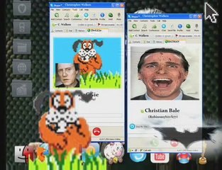Skyping w/ The Stars: Christopher Walken and Duck Hunt Dog