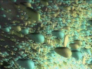 HDR particle systems using meshes