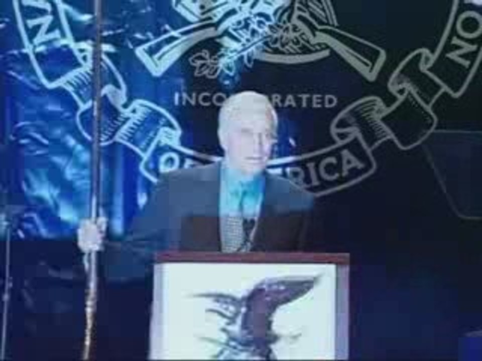 NRA's Charlton Heston: "From my cold dead hands!"