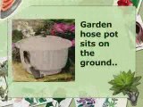 Add a Touch of Class With a Garden Hose Pot