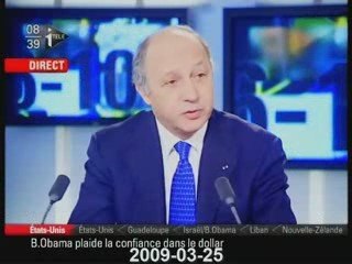 Laurent Fabius sur Sarko-show du 24-03-2009