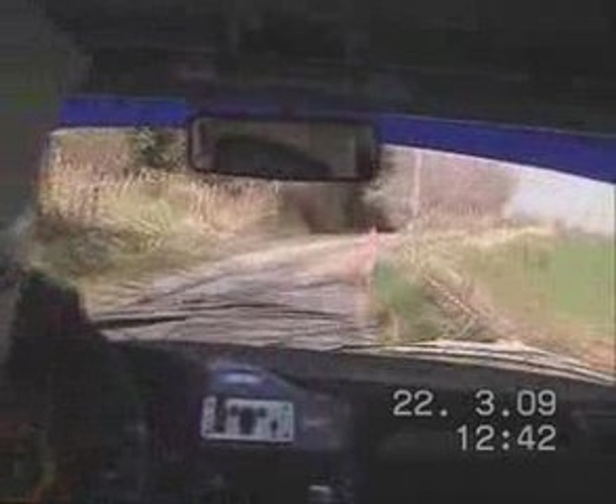 Rallye Vallon Marcillac ES1 caméra embarque