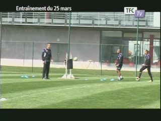 Entraînement du jour