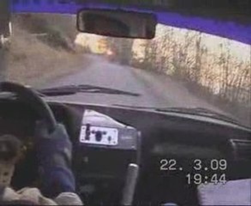 Rallye Vallon Marcillac ES6 caméra embarque