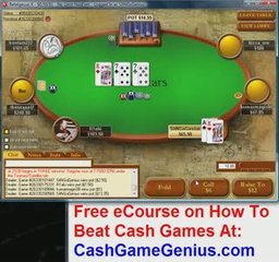 Online Poker Pro Teaches Online Cash Game Domination!