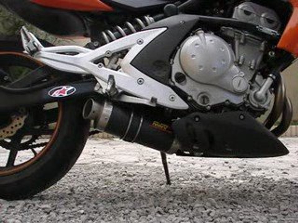 POT MIVV OVAL CARBON ER6N avec et sans chicane