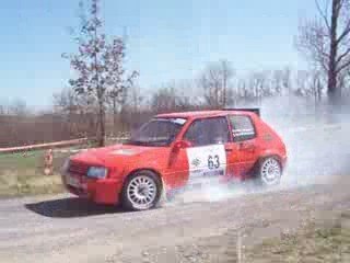 GROS FREINAGE !!!!! Rallye marcillac 2009