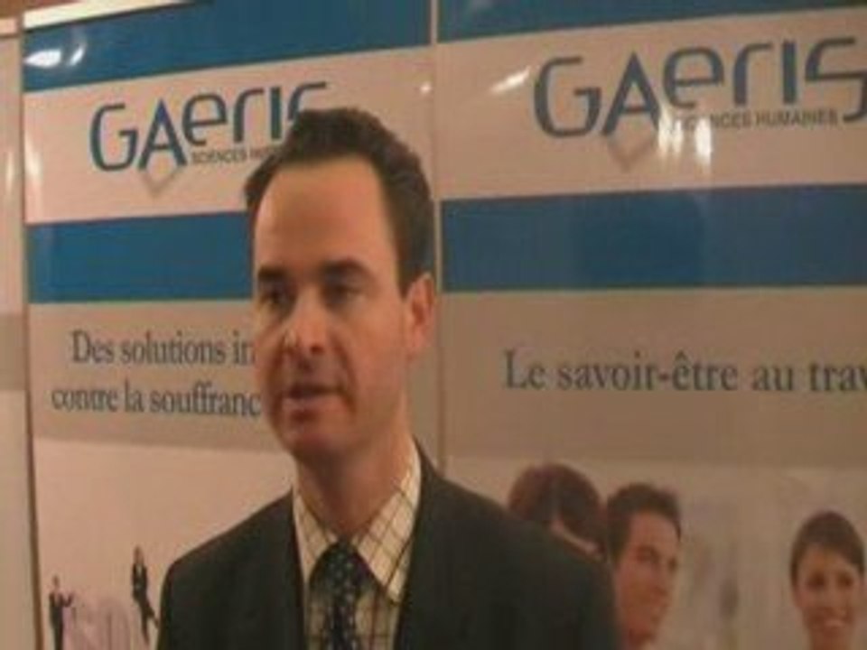 Interview de David Lucas au salon RH 2009, Paris