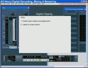 Recording mixing  mastering Digital Clipping