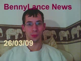 BennyLance News 26/03/09 -Benny a un colis