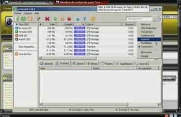 Rechercher sur Torrent411 avec µtorrent