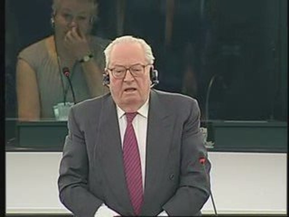 déclaration de jean marie le pen qui se victimise