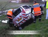 Un véhicule du SMUR de Cambrai part au fossé sur la RD643