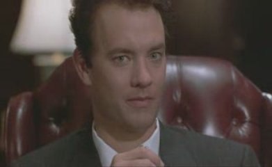 Tom Hanks and Denzel Washington dans 'Philadelphia'