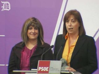 Amparo Moreno y Maite Mellado en los premios Rosa Manzano