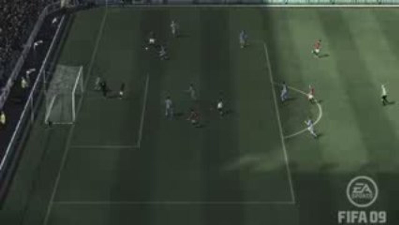 Tevez plante sa retournée acro Fifa09