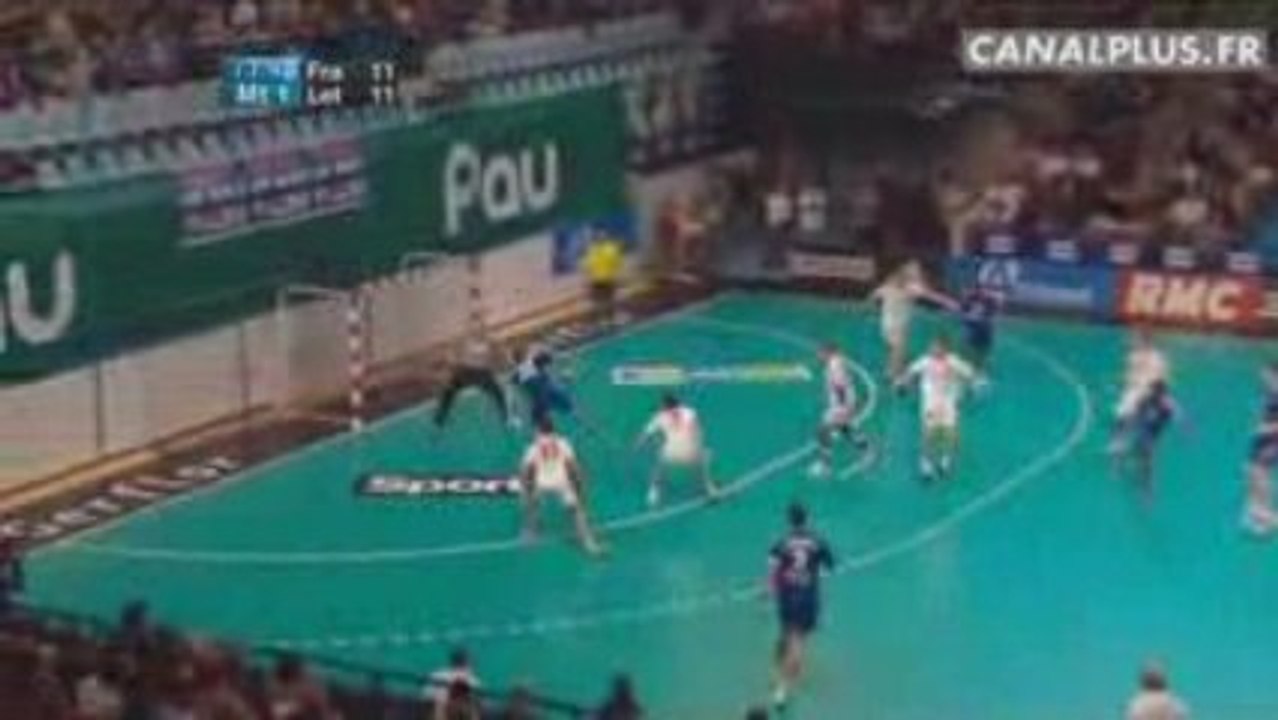 Qualif 2010 - France Letonie Résumé