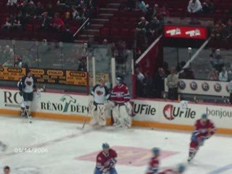 Canadien de montreal centre bell 24 mars 2009