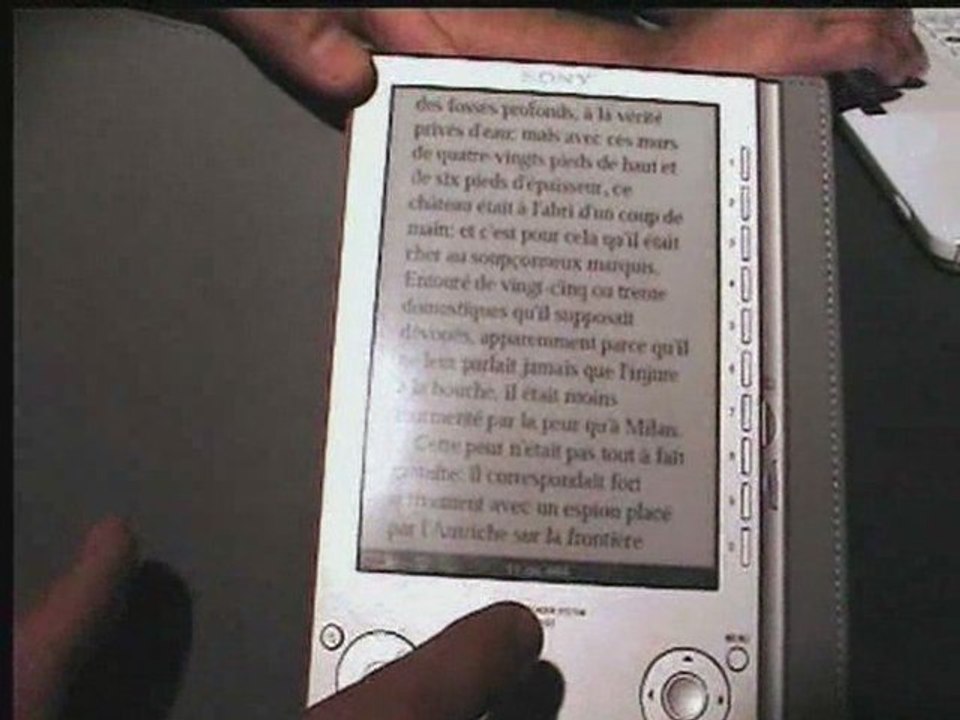 Sony Reader, démonstration