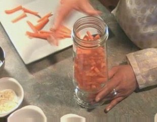 Recette des Piclkes indiens aux carottes