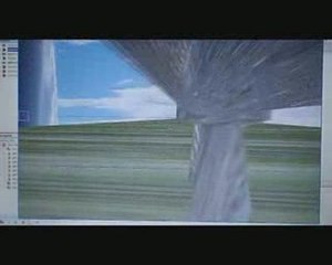 Simulation du rail d'Aérotrain sous Java3D