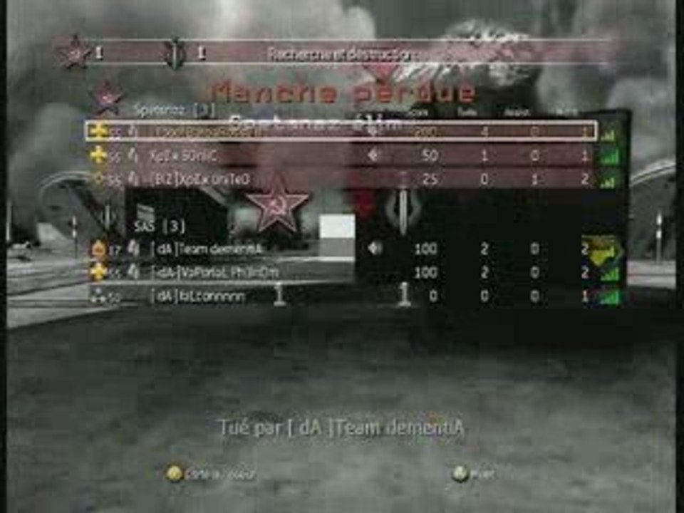 XpZ vs Team dementiA Compte à Rebours