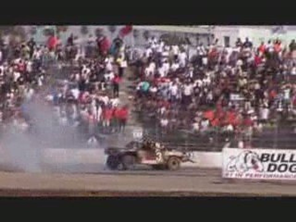 Black metal car cross