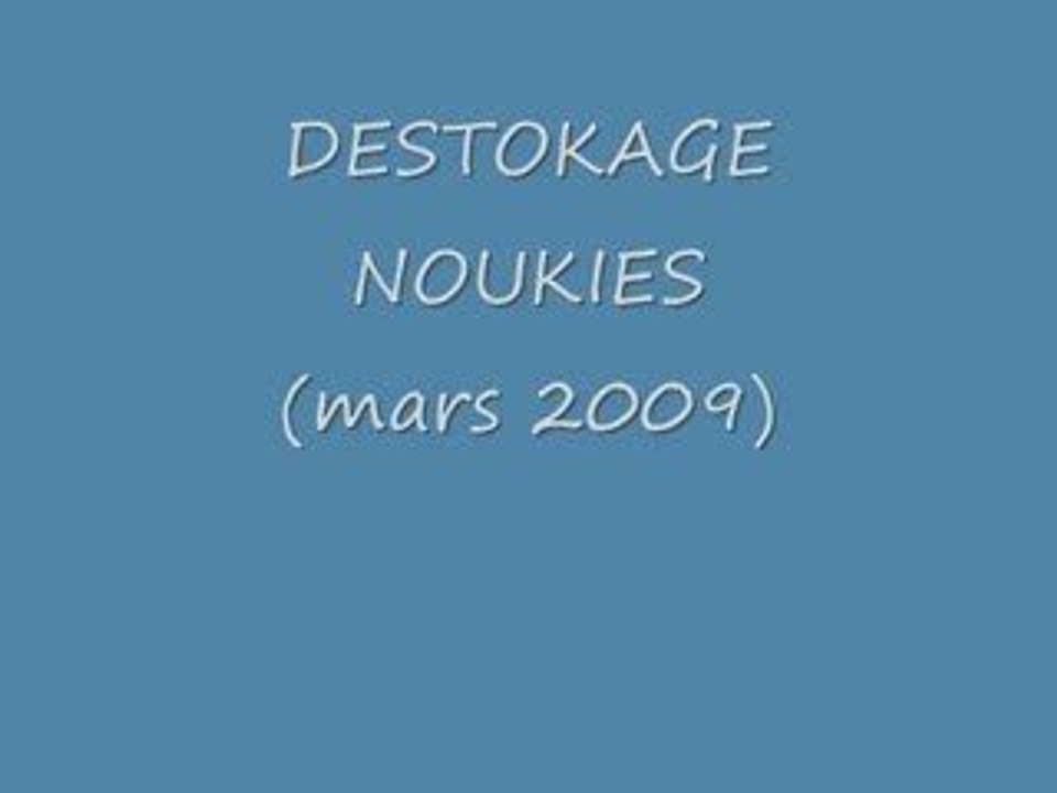 DESTOCKAGE NOUKIES - MARS 09