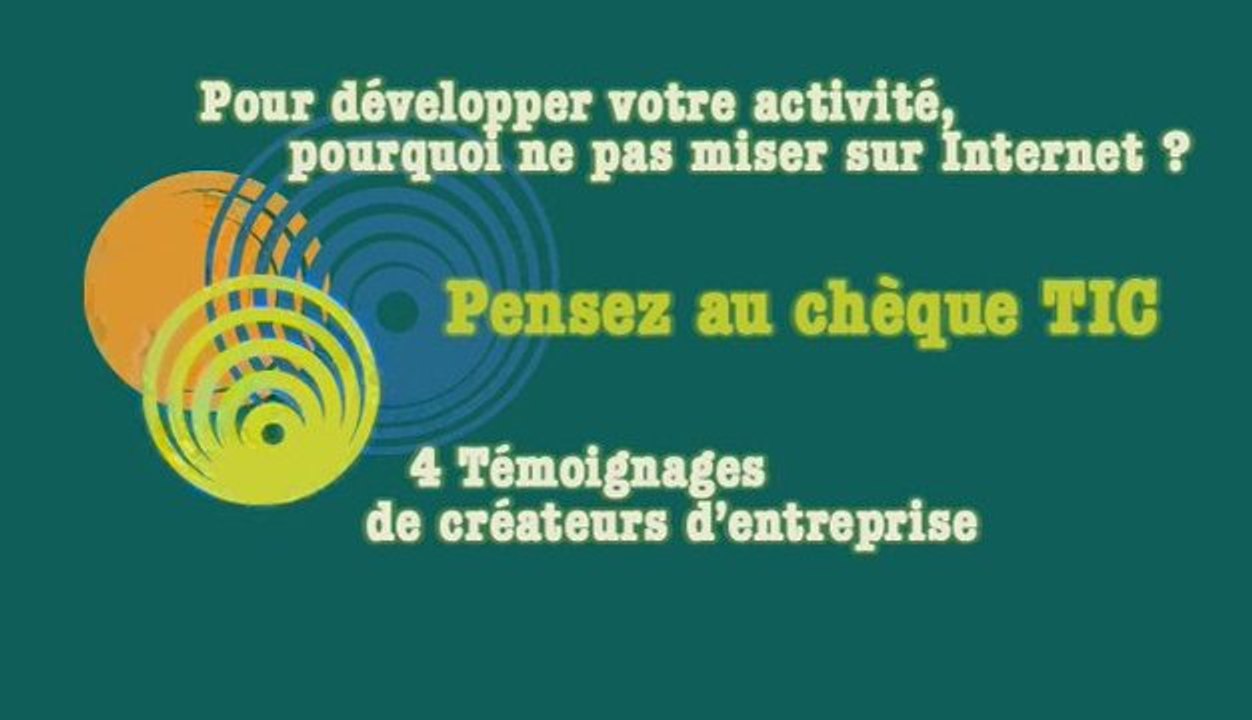 Chèque TIC : témoignages de créateurs d'entreprises