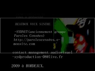 Sydnet son beatbox voix sinthé