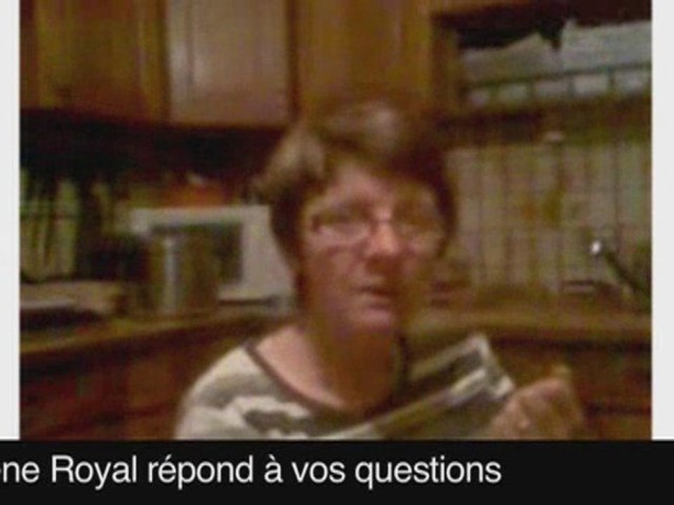 Parti : réponse de Ségolène Royal