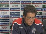 Fabio Capello ahead of England's game with Slovakia