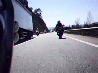 balade en GSXR750k7 en espagne avec mon cousin