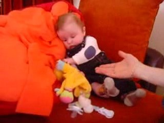 Chéri d amour apprentissage des barres ! 4 mois !