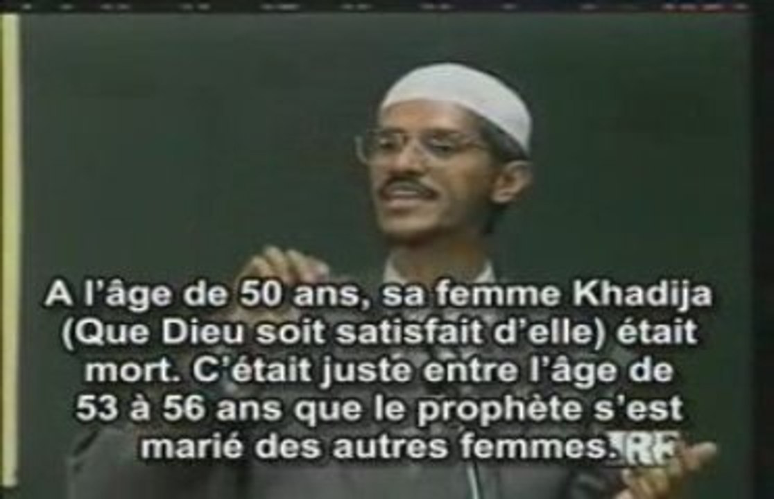 Zakir pourquoi mohammed
