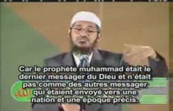 Zakir l'islam existe avant le christianisme