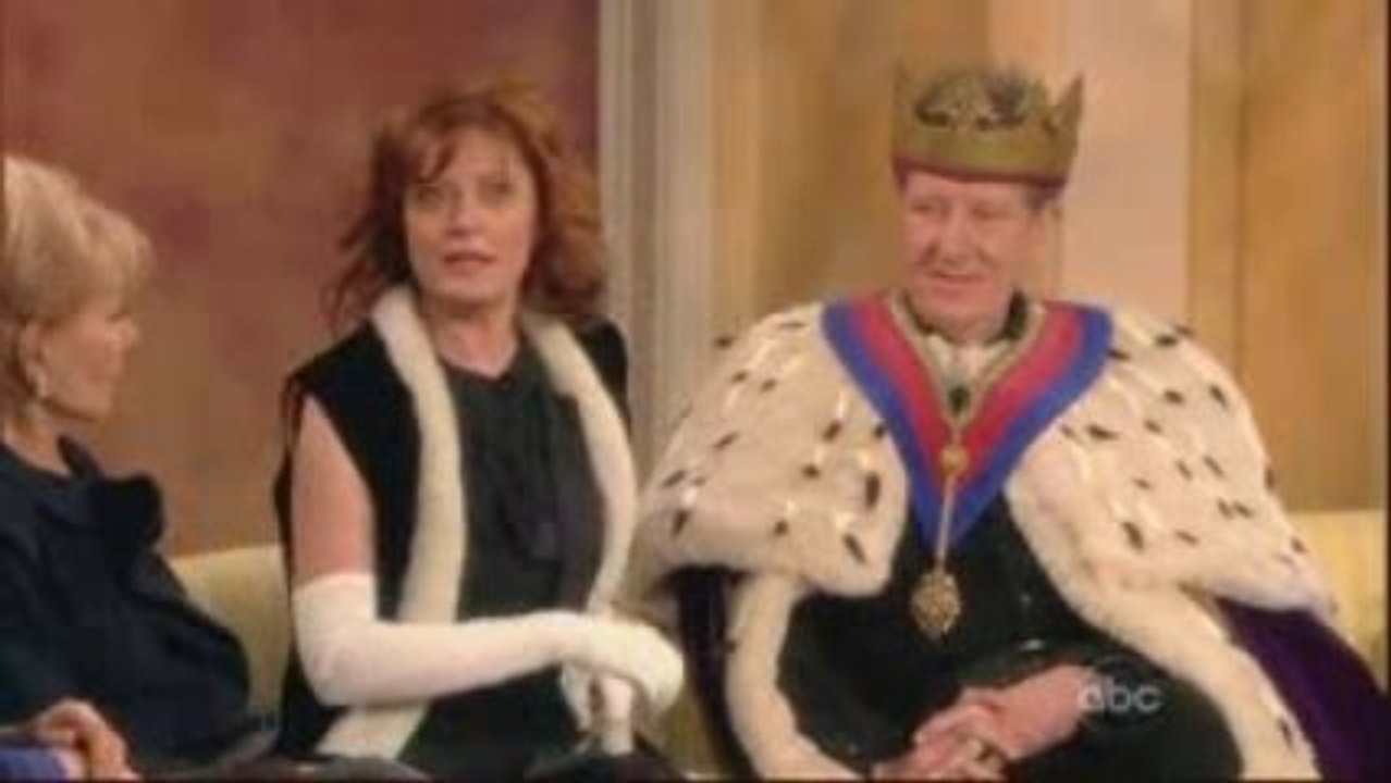 G. Rush & S. Sarandon on the 'ABC View' For ETK