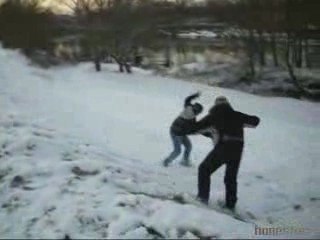 Les snowboardeurs Oufs