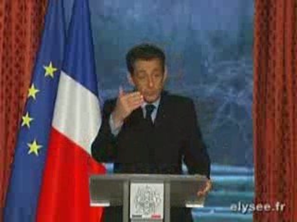 Nicolas Sarkozy appelle au nouvel ordre mondial