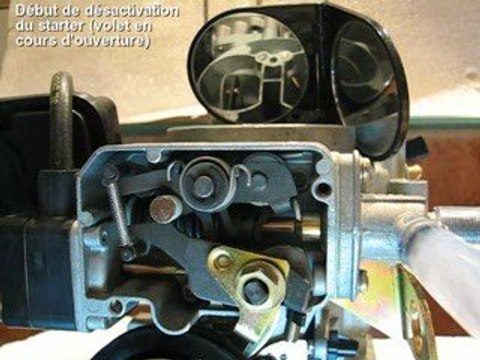 Carburateur solex 34-34 Z 1 : starter automatique