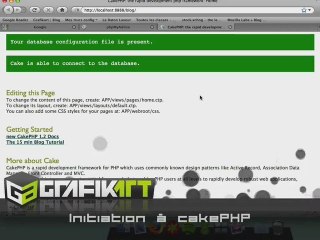 Tutoriel : Initiation à CakePHP