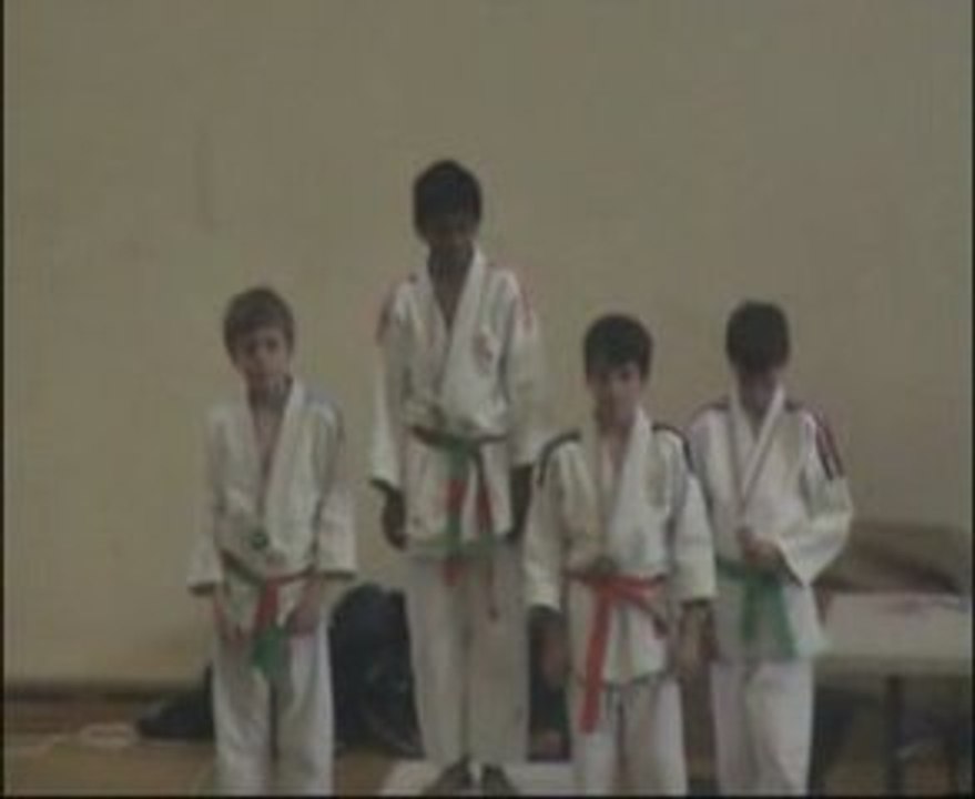 Thomas 3eme des Hauts de Seine ( judo benjamins -30kg)