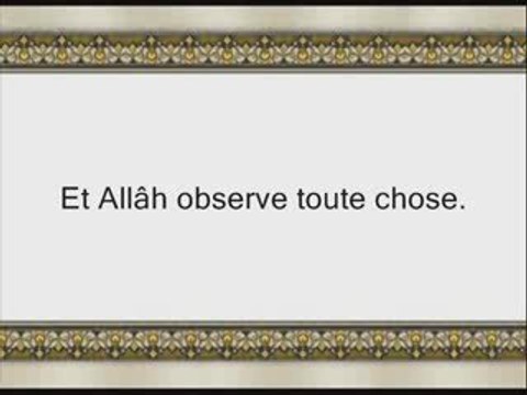 Sourate 33 Al-Ahzab ( LES COALISES ) versets (35 à la fin)