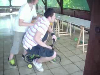 Délire sur un vélo