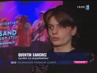Wheel Warning sur FR3 (Festival des Lycéens 2009)